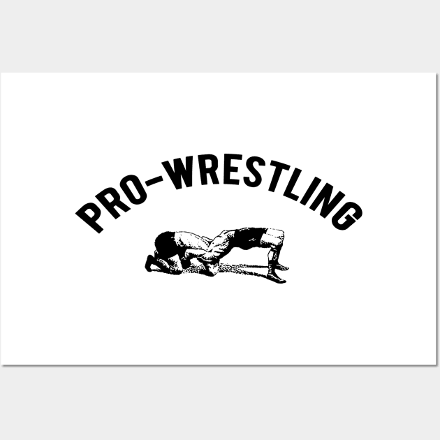 Pro-Wrestling Wall Art by BigOrangeShirtShop